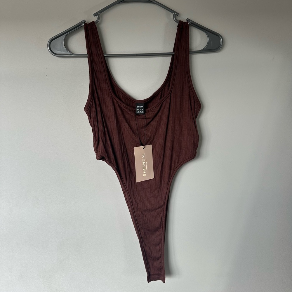 Brown bodysuit